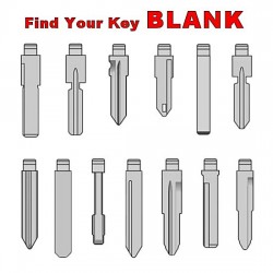 Blank Key Blade for Flip or Fixed type Remote Key