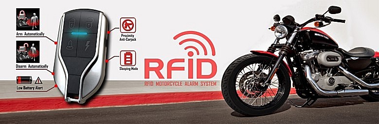 RFID Motorcycle Alarm System MCA760